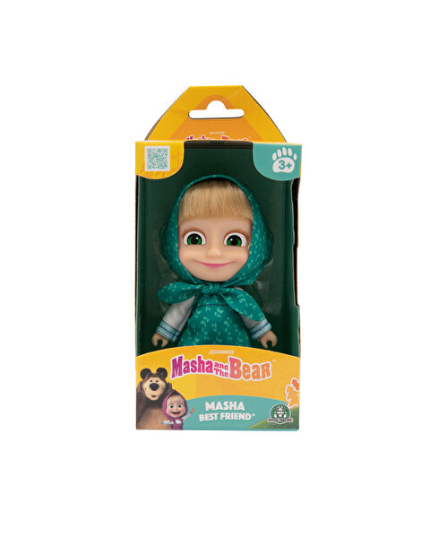 Masha & Koca Ayı S3 Masha 12 Cm Yeşil Elbiseli