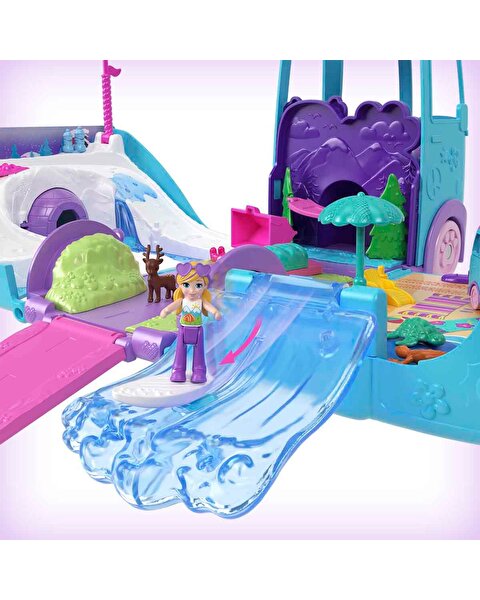 Polly Pocket Hayvancıkların Karavan Macerası Oyun Seti JCC22