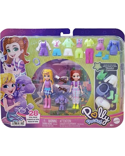 Polly Pocket ve Arkadaşları Farklı Moda Aksesuarları Oyun Setleri JCB23