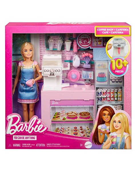 Barbie'nin Kahve Dükkanı Oyun Seti HXN94