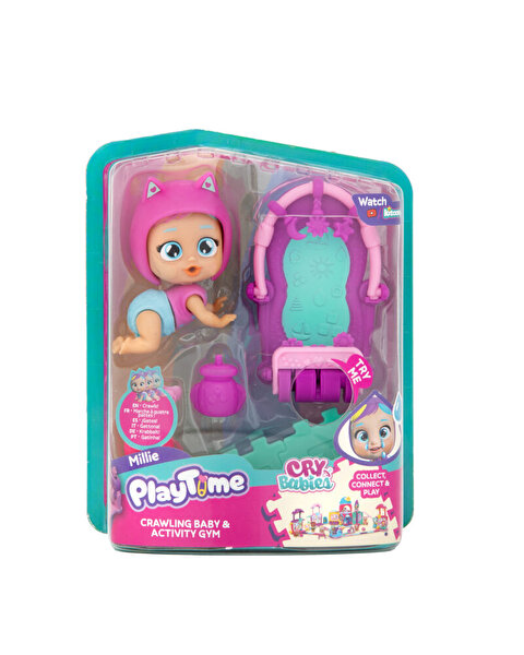 Cry Babies Play Time Mini Bebek ve Gym 923270
