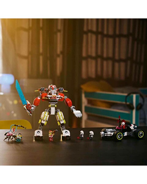LEGO DREAMZzz Cooper’ın Kaplan Robotu ve Zero’nun Hot Rod Arabası 71497