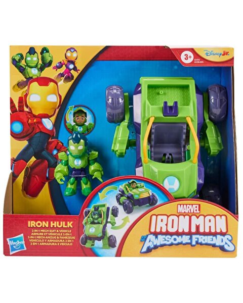 Marvel Iron Man ve Muhteşem Arkadaşları Hulk 2'si 1 Arada Araç Seti G1475