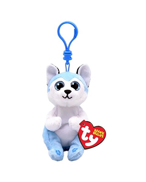TY Beanie Boo´s Husky Mavi Peluş Anahtarlık