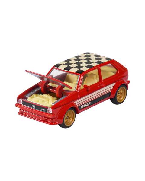 Majorette Volkswagen Deluxe Araba 1:64 Volkswagen Golf MK1 Kırmızı