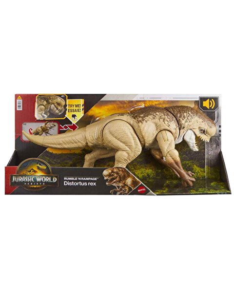 Sesli Jurassic World Distortus Rex Figürü JGB58