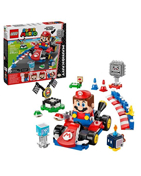 LEGO Super Mario Mario Kart – İnteraktif LEGO Mario ve Standard Kart 72043