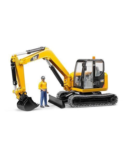 Bruder Cat Mini Ekskavatör ve İnşaat İşçisi