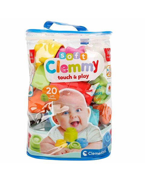 Clementoni Soft Clemmy Yumuşak Blok Çantası 20 Parça