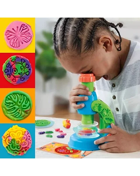 Play Doh Işıklı Mikroskop Oyun Seti