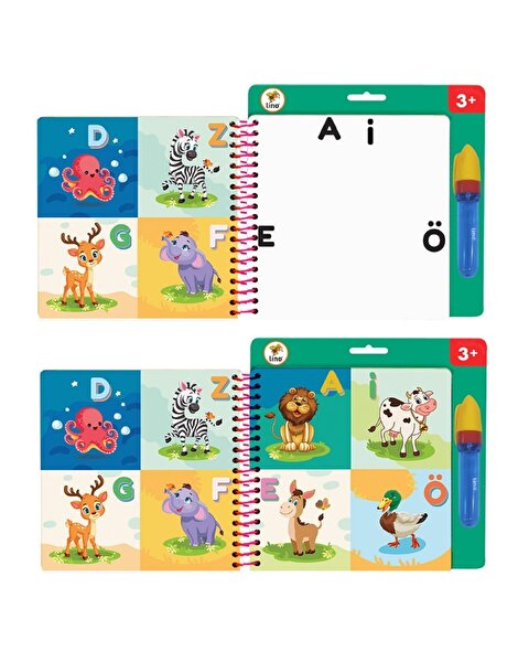 Aqua Magic Sihirli Boyama Kitabı Eğlenelim Öğrenelim