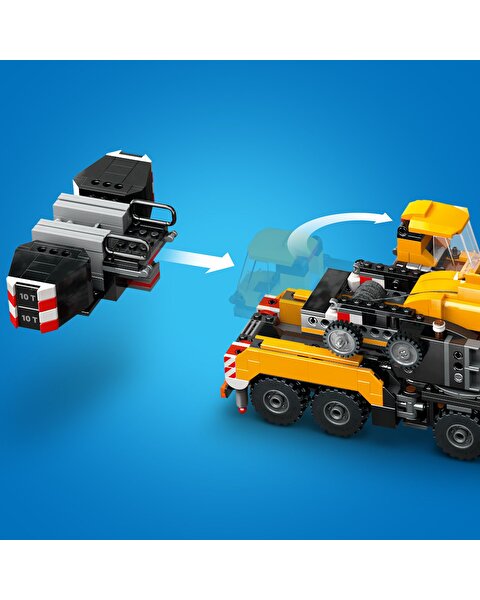 LEGO City Sarı Mobil İnşaat Vinci 60409