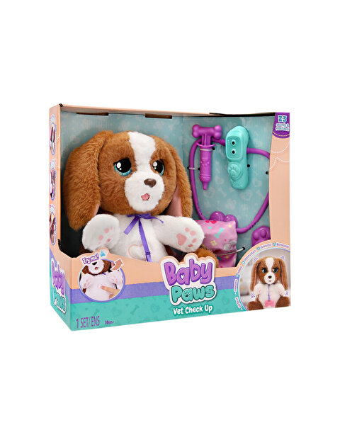 Baby Paws Sesli̇ Peluş Veteri̇ner Seti̇ 25 Cm