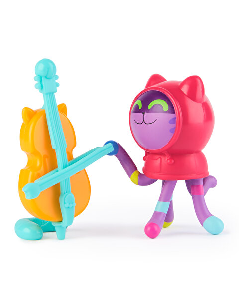 Gabby’s Dollhouse Daniel James DJ Catnip & Cello Figür ve Aksesuar Seti