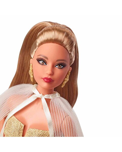 Barbie 2023 Mutlu Yıllar Bebeği Kumral HJX06