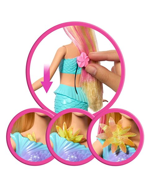 Barbie Büyülü Çiçekler Deniz Kızı Bebeği JDM72
