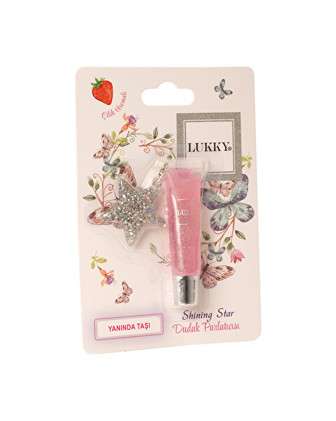 Lukky Simli Çilek Aromalı Lila Dudak Parlatıcısı