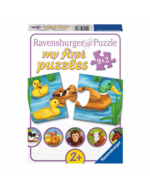 Ravensburger Puzzle 9x2 Hayvanlar My First Puzzles