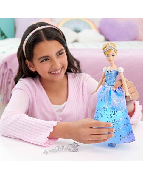 Disney Prenses Işıklı Balo Elbiseli Cinderella JBF94