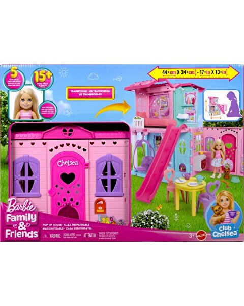 Barbie Chelsea Açılır Bebek Evi JFW49