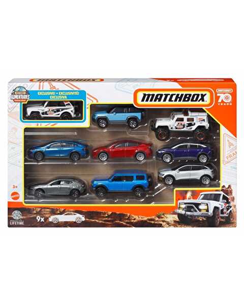 Matchbox Dokuzlu Araba Seti HPF70