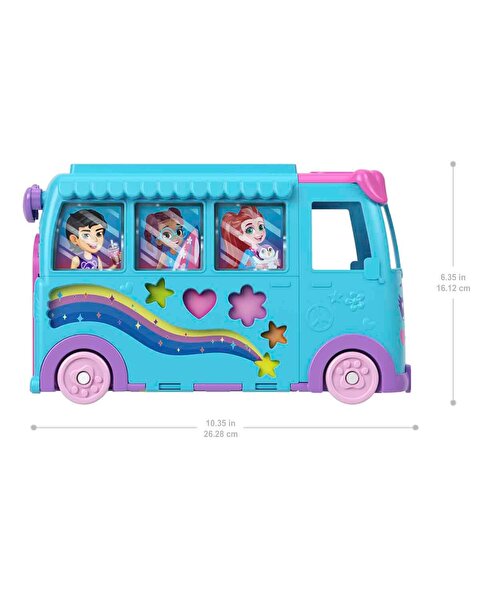 Polly Pocket Hayvancıkların Karavan Macerası Oyun Seti JCC22