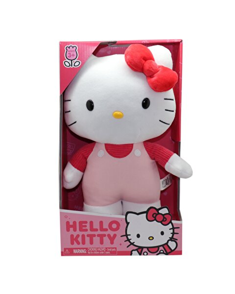 Hello Kitty Peluş Pembe Tulumlu 30 Cm