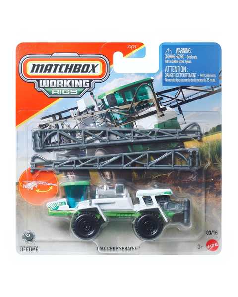 Matchbox Çalışma Donanımı Araçları MBX Crop Sprayer JJP12