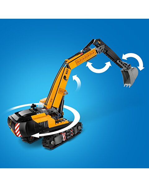 LEGO City Sarı İnşaat Ekskavatörü 60420