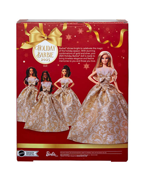 Barbie 2025 Mutlu Yıllar Bebeği Sarışın JBH95