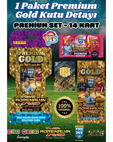 Panini FIFA 365 Adrenalyn XL 2025 Premium Gold Kart