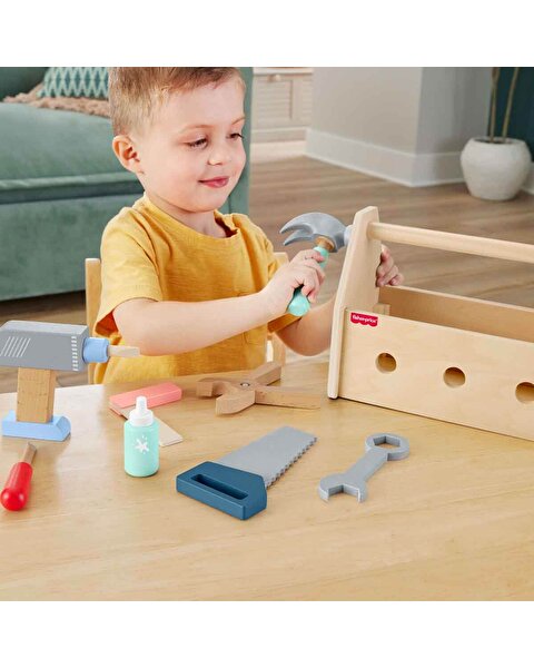 Fisher Price Ahşap Tamir Kutusu Seti HYG50