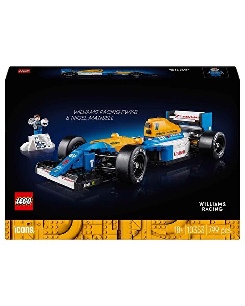 LEGO Icons Williams Racing FW14B ve Nigel Mansell 10353