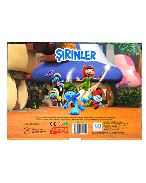 Şirinler Frame Puzzle 35 Parça