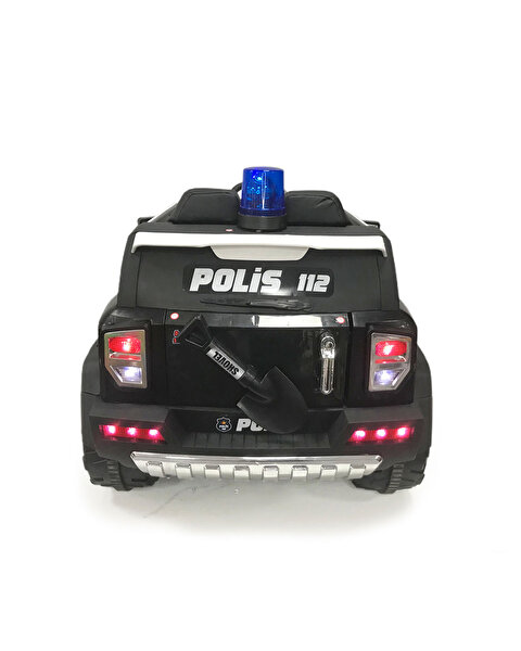 İzni̇k Poli̇s 12 Volt Akülü Araba