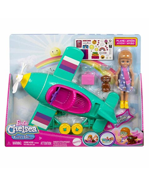 Barbie Chelsea'nin Pervaneli Mini Uçağı Oyun Seti HTK38