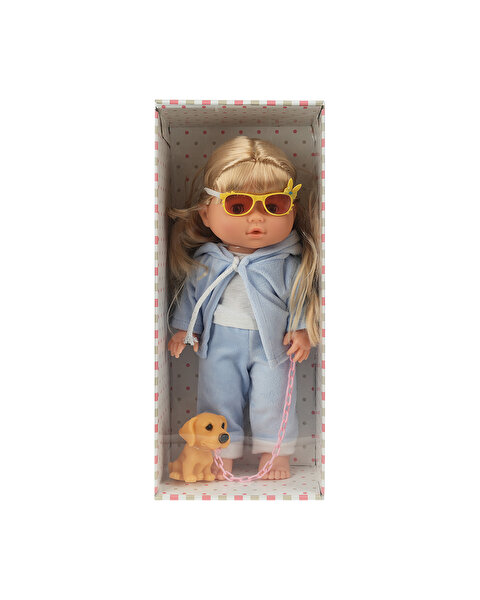 Melis Eşofmanlı Bebek Mavi