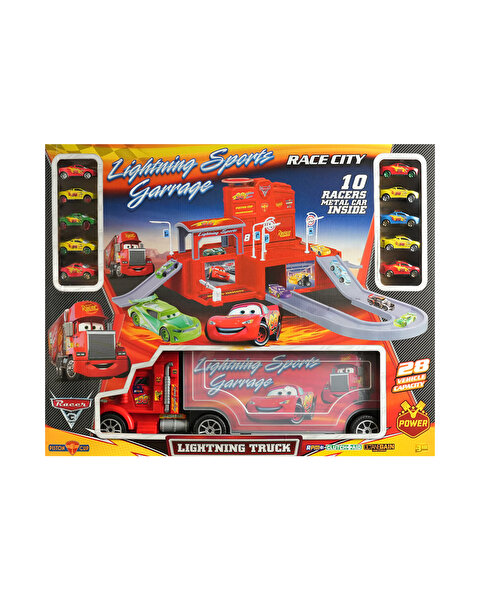 Big Truck Racer 10 Metal Araçlı Garaj