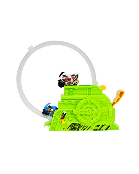 Spin N Build Motosiklet ve Fırlatıcı Seti