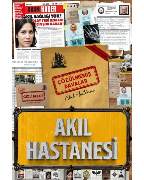 Çözülmemiş Davalar Akıl Hastanesi Dedektif Oyunu