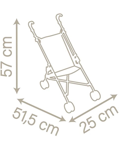 Smoby Baby Nurse Katlanabilir Oyuncak Bebek Arabası