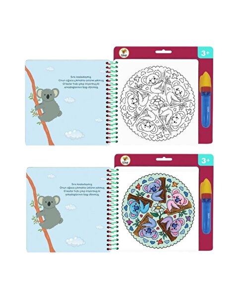 Aqua Magic Sihirli Boyama Kitabı Mandala