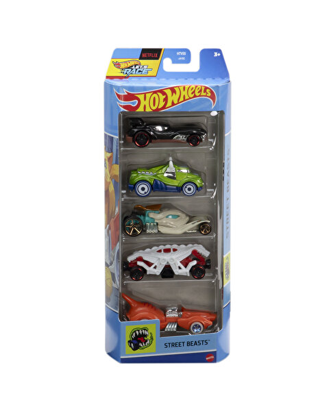 Hot Wheels Beşli Araba Seti Street Beasts HTV55