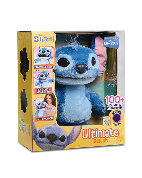 Sesli ve İnteraktif Disney Stitch Peluş 43 cm 12284
