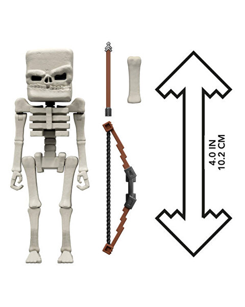 Mi̇necraft Tekli̇ Fi̇lm Figürleri̇ Skeleton JFR60