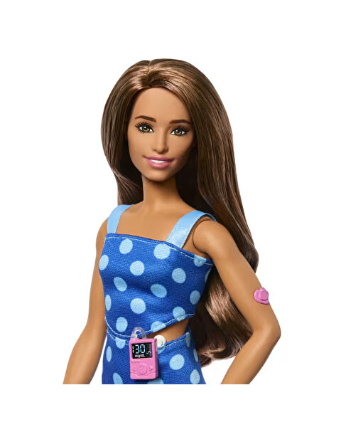 Barbie Fashionistas Bebekleri Tip 1 Diyabetli Barbie HYT97