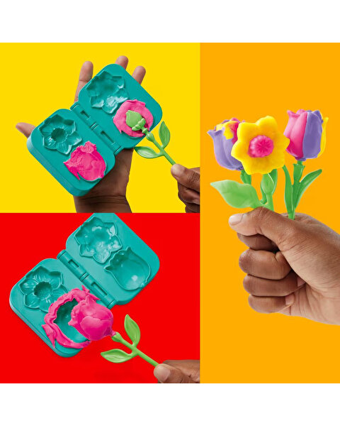 Play Doh Lale ve Nergis Sanat Çiçek Seti G2476