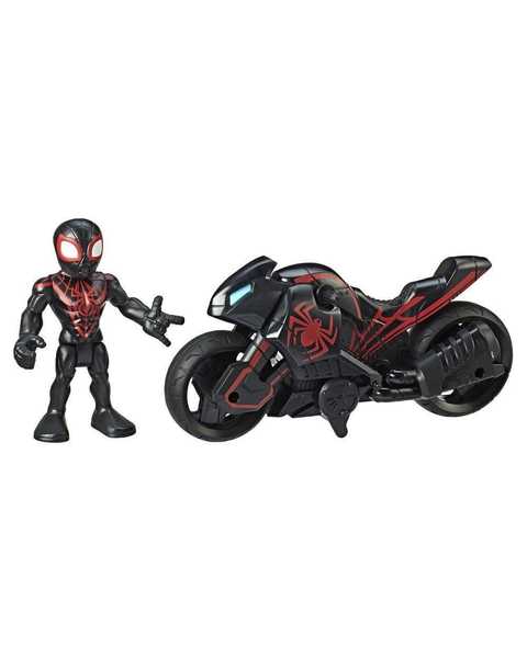 Marvel Super Hero Adventures Mega Mini Figür ve Motosiklet Kid Arachnid E6261
