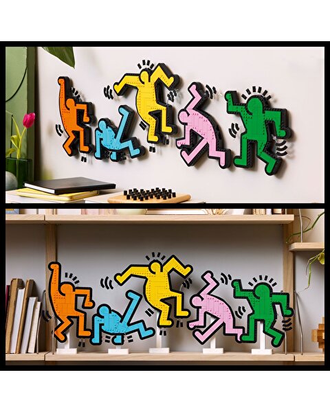 LEGO Art Keith Haring Dans Eden Figürler 31216