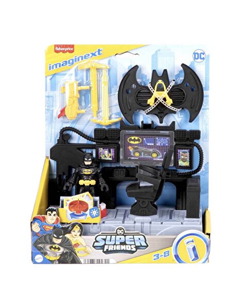 Işıklı Imaginext DC Super Friends Bat Komuta Merkezi Oyun Seti JFD93